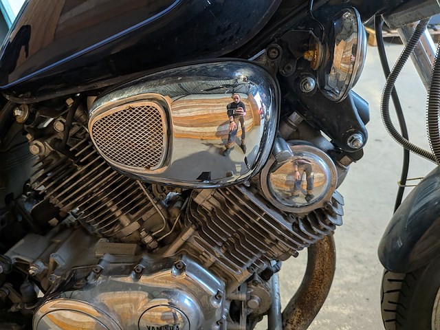 Motor, yamaha, xv 750, 1993 - afbeelding 26 van  50