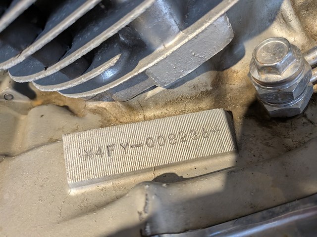 Motor, yamaha, xv 750, 1993 - afbeelding 44 van  50