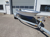 Motorboot incl. mariner 15 pk buitenboordmotor en trailer, rana, 17, wit - afbeelding 4 van  10