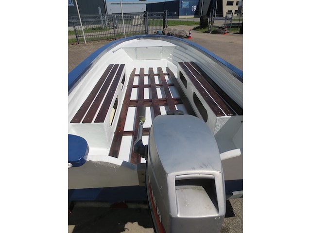 Motorboot incl. mariner 15 pk buitenboordmotor en trailer, rana, 17, wit - afbeelding 7 van  10