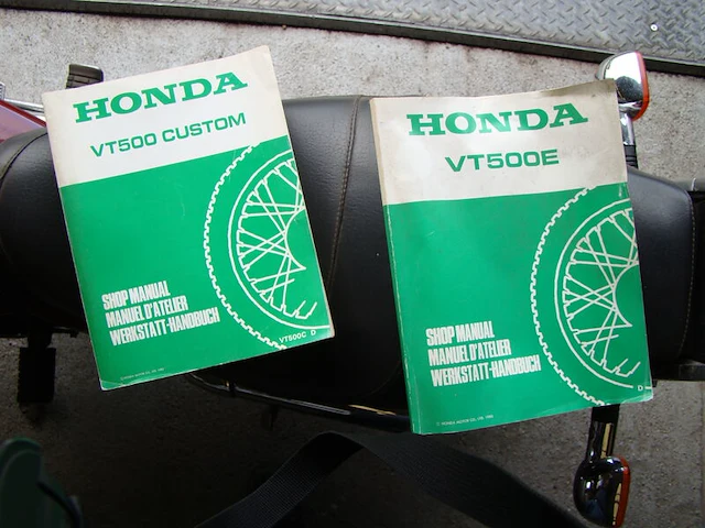Motorfiets, honda, chopper vt 500c shadow, 1984 - afbeelding 26 van  33