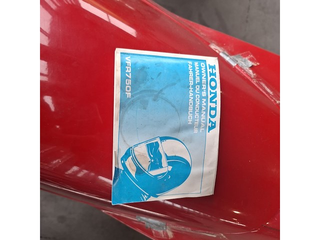 Motorfiets, honda, vfr 750f, rood, 1996 - afbeelding 30 van  36