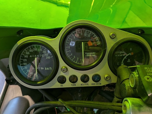 Motorfiets, kawasaki, ninja zx-6r, 1995 - afbeelding 30 van  30