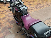 Motorfiets, suzuki, gsx 600 f, zwart/paars, 1990 - afbeelding 2 van  6