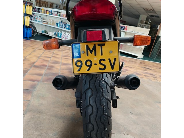 Motorfiets, suzuki, gsx 600 f, zwart/paars, 1990 - afbeelding 5 van  6