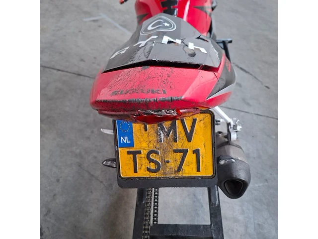 Motorfiets, suzuki, gsx r 600 met verlengde achterbrug, gsx r 600, 2005 - afbeelding 19 van  26