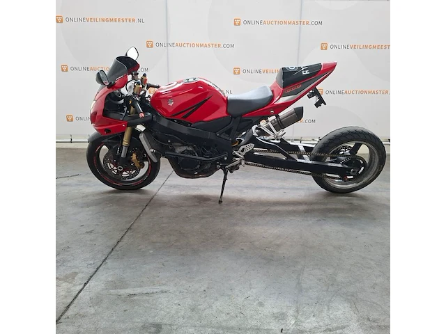 Motorfiets, suzuki, gsx r 600 met verlengde achterbrug, gsx r 600, 2005 - afbeelding 22 van  26