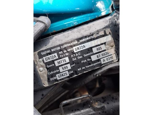 Motorfiets, suzuki tour, gsx 600 f, 1996 - afbeelding 10 van  20