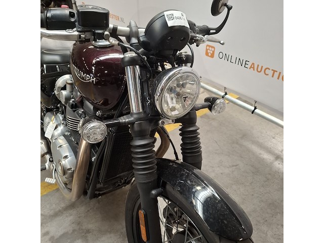 Motorfiets, triumph, bonneville bobber, 2018 - afbeelding 6 van  25