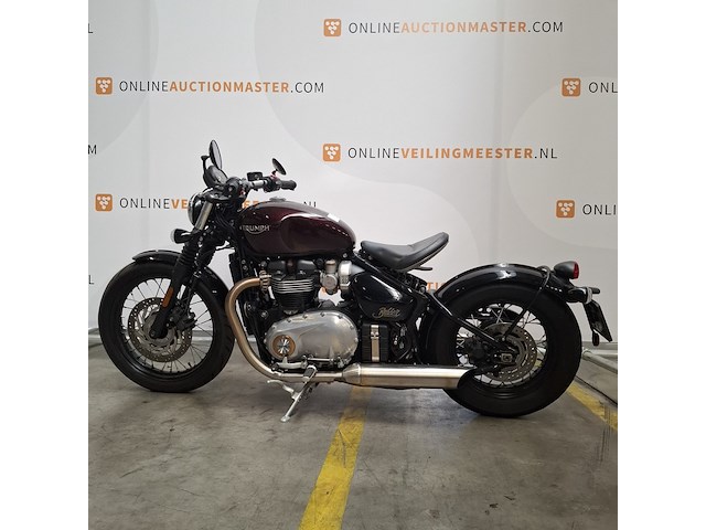 Motorfiets, triumph, bonneville bobber, 2018 - afbeelding 9 van  25
