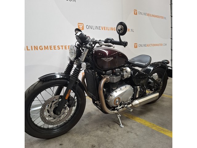 Motorfiets, triumph, bonneville bobber, 2018 - afbeelding 10 van  25