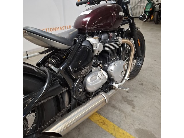 Motorfiets, triumph, bonneville bobber, 2018 - afbeelding 22 van  25