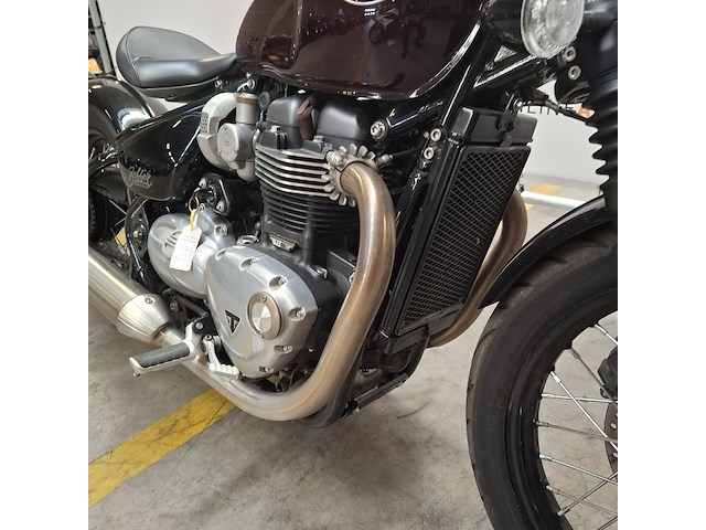 Motorfiets, triumph, bonneville bobber, 2018 - afbeelding 25 van  25