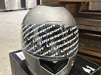 Motorhelm maat l, ultrasport, grijs - afbeelding 2 van  6