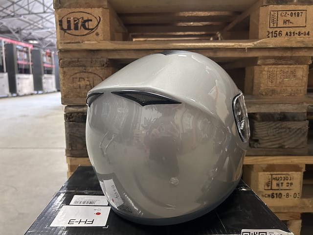 Motorhelm maat l, ultrasport, grijs - afbeelding 3 van  6