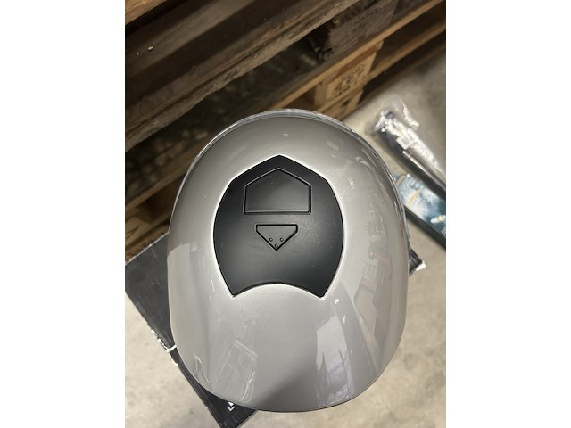 Motorhelm maat l, ultrasport, grijs - afbeelding 4 van  6