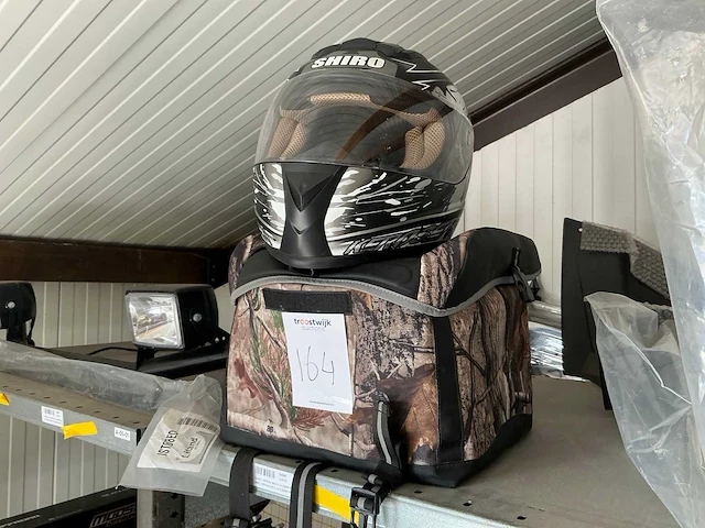 Motorhelm met opbergtas - afbeelding 1 van  5