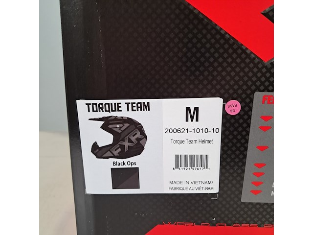 Motorhelm, torque team, fxr - afbeelding 9 van  9