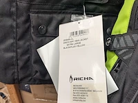 Motorjas van richa, zwart / geel, xl - afbeelding 2 van  3