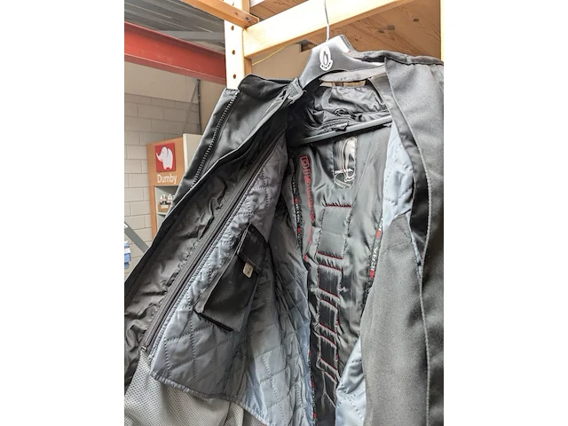 Motorjas van richa, zwart / geel, xl - afbeelding 3 van  3