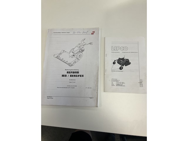 Motormaaier, reform, m9 met klepelmaaier, 2007 - afbeelding 2 van  10