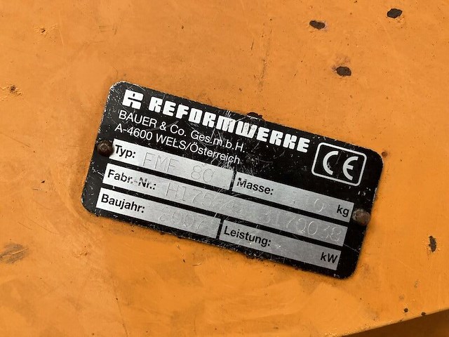 Motormaaier, reform, m9 met klepelmaaier, 2007 - afbeelding 6 van  10