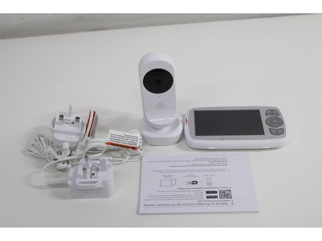 Motorola baby monitor vm44 connect babyfoon met camera wifi hd wit - afbeelding 1 van  1