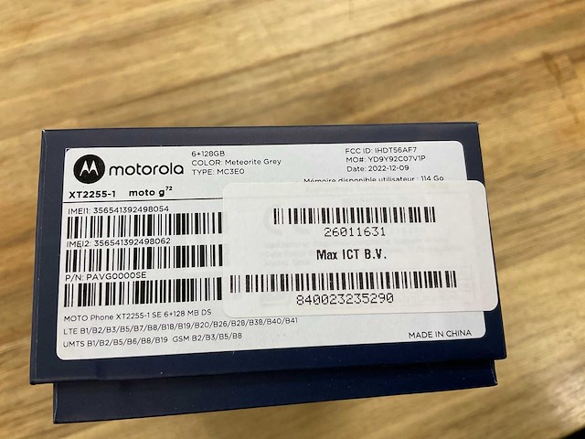 Motorola moto g72 mobiele telefoon - afbeelding 3 van  3