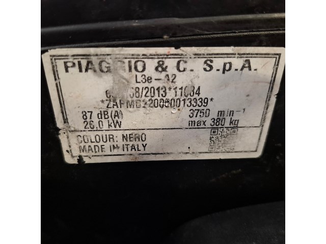 Motorscooter, piaggio, 400 beverly hpe, 2022 - afbeelding 13 van  26