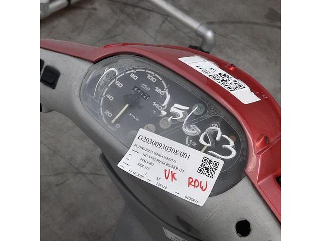 Motorscooter, piaggio, skr 125 - afbeelding 7 van  32
