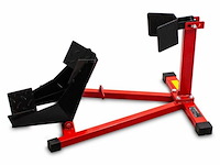 Motorstandaard voorwiel zwart / rood - afbeelding 2 van  9