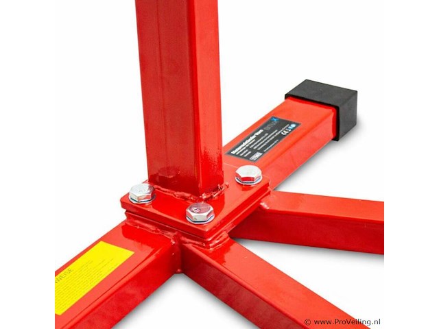 Motorstandaard voorwiel zwart / rood - afbeelding 3 van  9