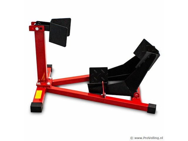 Motorstandaard voorwiel zwart / rood - afbeelding 6 van  9