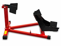 Motorstandaard voorwiel zwart / rood - afbeelding 4 van  9