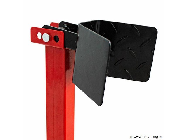 Motorstandaard voorwiel zwart / rood - afbeelding 9 van  9