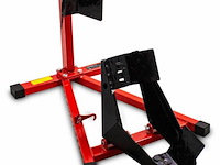 Motorstandaard voorwiel zwart / rood - afbeelding 7 van  9