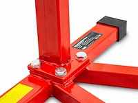 Motorstandaard voorwiel zwart / rood - afbeelding 3 van  9