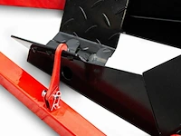 Motorstandaard voorwiel zwart / rood - afbeelding 8 van  9