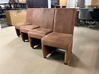 Motown verrijdbare eetkamerstoel (4x) - afbeelding 1 van  8