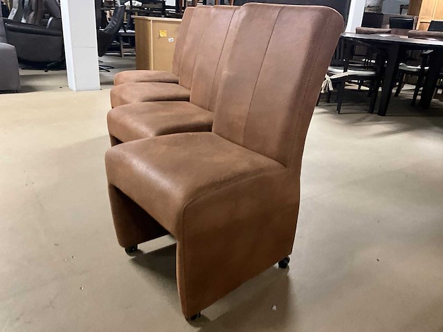 Motown verrijdbare eetkamerstoel (4x) - afbeelding 4 van  8