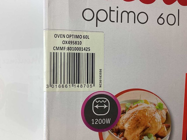 Moulinex - optimo ox495810 - oven - afbeelding 2 van  3