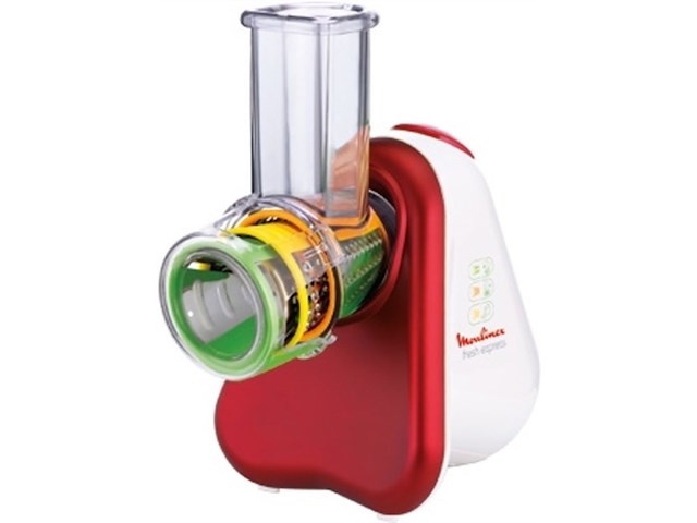 Moulinex dj7535 electrisch snijmachine rood wit - afbeelding 1 van  4