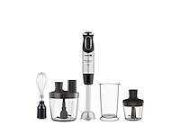 Moulinex quickchef dd65j8 staafmixer zwart/roestvrijstaal - afbeelding 1 van  5