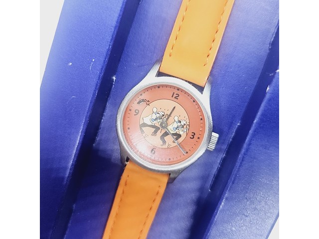 Moulinsart x kuifje - tintin verzamelbaar horloge - afbeelding 2 van  5