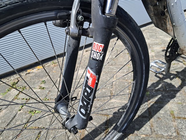 Mountainbike, wit - afbeelding 12 van  13