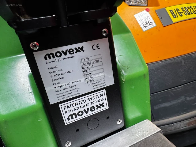 Movexx t1500 elektrische trekker - afbeelding 5 van  10