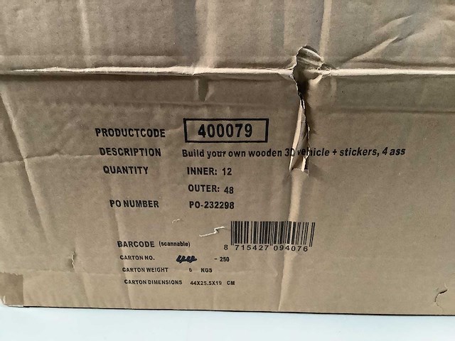 Moxy speelgoed - bouw je eigen houten 3d-voertuig (truck/ dump truck/ front loader/ police car) (960x) - afbeelding 9 van  9