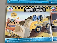 Moxy speelgoed - bouw je eigen houten 3d-voertuig (truck/ dump truck/ front loader/ police car) (960x) - afbeelding 4 van  9
