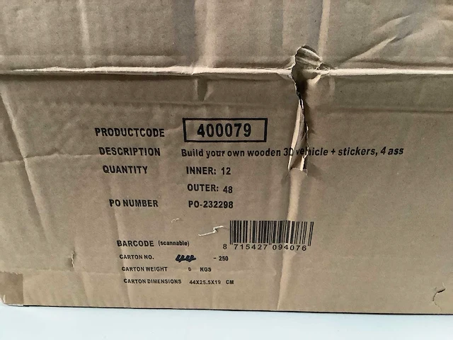 Moxy speelgoed - bouw je eigen houten 3d-voertuig (truck/ dump truck/ front loader/ police car) (960x) - afbeelding 8 van  9