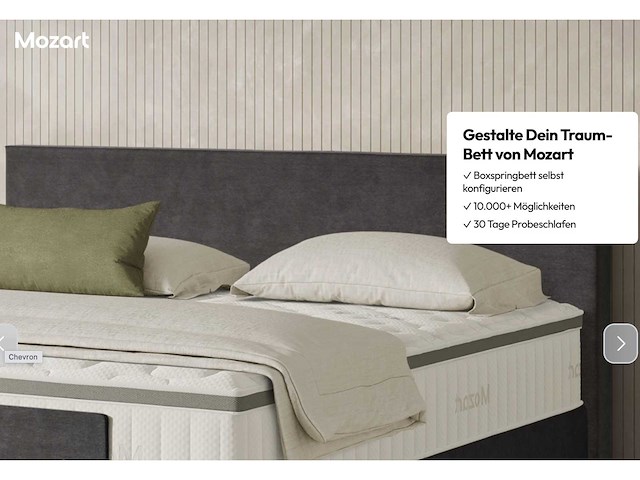 Mozart - premium boxspring - elektrisch verstelbaar 180 x 200 cm - afbeelding 2 van  6